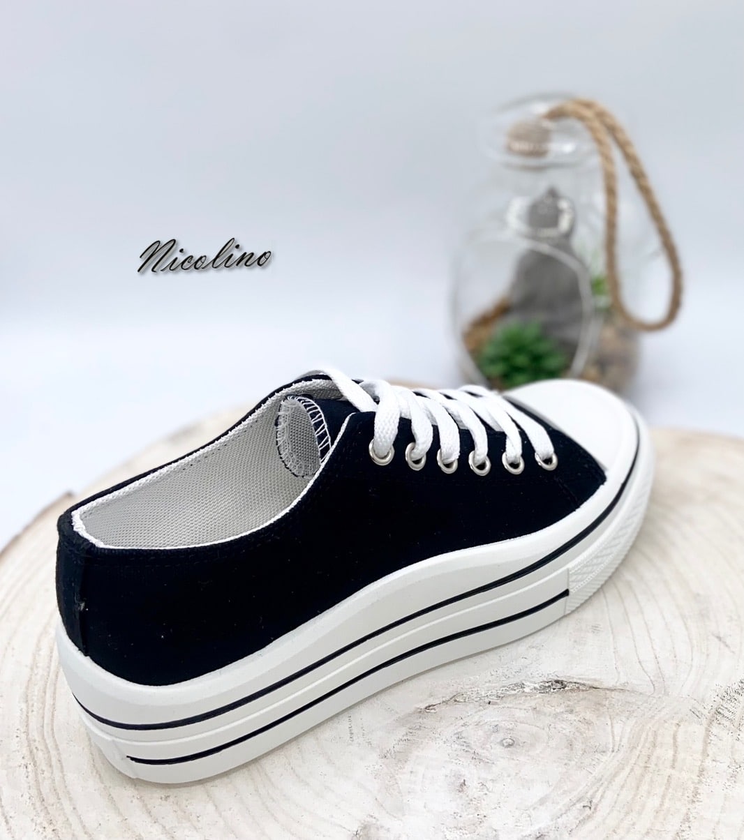 Basket Jena noire NICOLINO